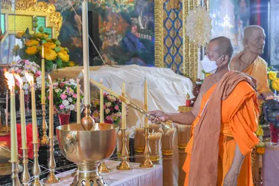 ประมวลภาพพิธีพุทธาภิเษกเหรียญจำปี ปฐมพรหมจตุมหาราชิกา รุ่น ๑ ปี ๒๕๖๔