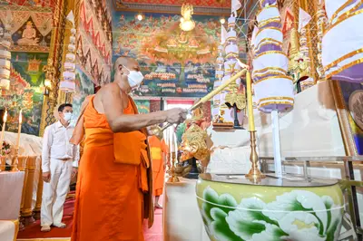 ประมวลภาพพิธีพุทธาภิเษกเหรียญจำปี ปฐมพรหมจตุมหาราชิกา รุ่น ๑ ปี ๒๕๖๔