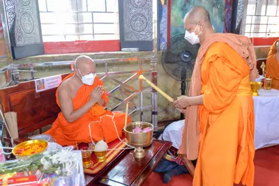 ประมวลภาพพิธีพุทธาภิเษกเหรียญจำปี ปฐมพรหมจตุมหาราชิกา รุ่น ๑ ปี ๒๕๖๔