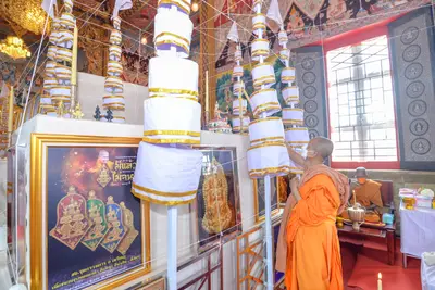 ประมวลภาพพิธีพุทธาภิเษกเหรียญจำปี ปฐมพรหมจตุมหาราชิกา รุ่น ๑ ปี ๒๕๖๔