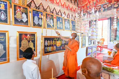 ประมวลภาพพิธีพุทธาภิเษกเหรียญจำปี ปฐมพรหมจตุมหาราชิกา รุ่น ๑ ปี ๒๕๖๔
