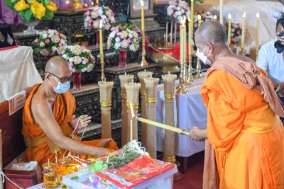 ประมวลภาพพิธีพุทธาภิเษกเหรียญจำปี ปฐมพรหมจตุมหาราชิกา รุ่น ๑ ปี ๒๕๖๔