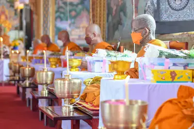 ประมวลภาพพิธีพุทธาภิเษกเหรียญจำปี ปฐมพรหมจตุมหาราชิกา รุ่น ๑ ปี ๒๕๖๔