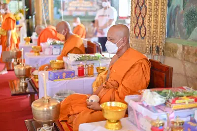 ประมวลภาพพิธีพุทธาภิเษกเหรียญจำปี ปฐมพรหมจตุมหาราชิกา รุ่น ๑ ปี ๒๕๖๔