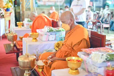 ประมวลภาพพิธีพุทธาภิเษกเหรียญจำปี ปฐมพรหมจตุมหาราชิกา รุ่น ๑ ปี ๒๕๖๔