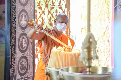 ประมวลภาพพิธีพุทธาภิเษกเหรียญจำปี ปฐมพรหมจตุมหาราชิกา รุ่น ๑ ปี ๒๕๖๔