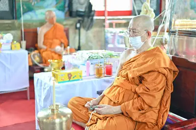 ประมวลภาพพิธีพุทธาภิเษกเหรียญจำปี ปฐมพรหมจตุมหาราชิกา รุ่น ๑ ปี ๒๕๖๔