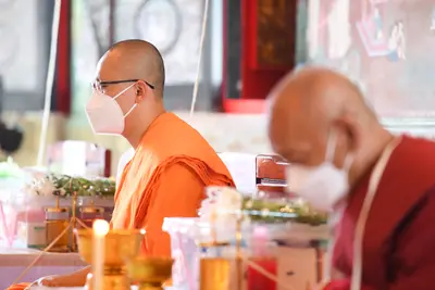 ประมวลภาพพิธีพุทธาภิเษกเหรียญจำปี ปฐมพรหมจตุมหาราชิกา รุ่น ๑ ปี ๒๕๖๔