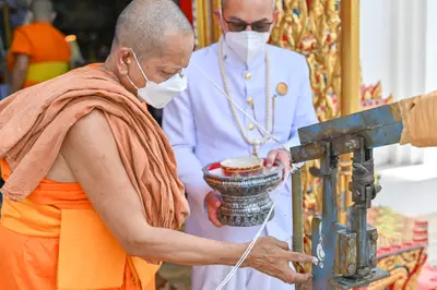 ประมวลภาพพิธีพุทธาภิเษกเหรียญจำปี ปฐมพรหมจตุมหาราชิกา รุ่น ๑ ปี ๒๕๖๔