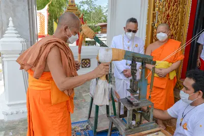 ประมวลภาพพิธีพุทธาภิเษกเหรียญจำปี ปฐมพรหมจตุมหาราชิกา รุ่น ๑ ปี ๒๕๖๔