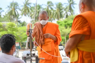 ประมวลภาพพิธีพุทธาภิเษกเหรียญจำปี ปฐมพรหมจตุมหาราชิกา รุ่น ๑ ปี ๒๕๖๔