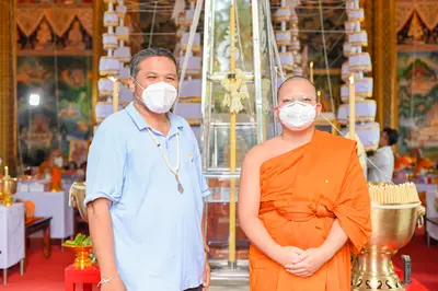 ประมวลภาพพิธีพุทธาภิเษกเหรียญจำปี ปฐมพรหมจตุมหาราชิกา รุ่น ๑ ปี ๒๕๖๔