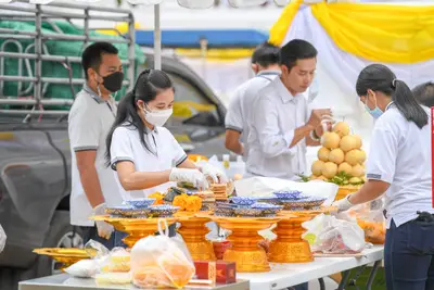 ประมวลภาพพิธีพุทธาภิเษกเหรียญจำปี ปฐมพรหมจตุมหาราชิกา รุ่น ๑ ปี ๒๕๖๔
