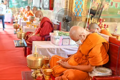 ประมวลภาพพิธีพุทธาภิเษกเหรียญจำปี ปฐมพรหมจตุมหาราชิกา รุ่น ๑ ปี ๒๕๖๔