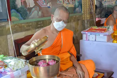 ประมวลภาพพิธีพุทธาภิเษกเหรียญจำปี ปฐมพรหมจตุมหาราชิกา รุ่น ๑ ปี ๒๕๖๔