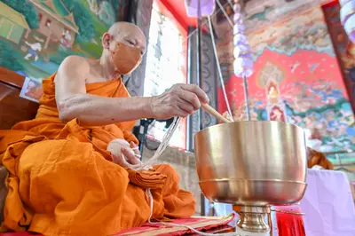ประมวลภาพพิธีพุทธาภิเษกเหรียญจำปี ปฐมพรหมจตุมหาราชิกา รุ่น ๑ ปี ๒๕๖๔