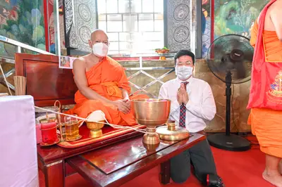 ประมวลภาพพิธีพุทธาภิเษกเหรียญจำปี ปฐมพรหมจตุมหาราชิกา รุ่น ๑ ปี ๒๕๖๔