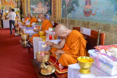 ประมวลภาพพิธีพุทธาภิเษกเหรียญจำปี ปฐมพรหมจตุมหาราชิกา รุ่น ๑ ปี ๒๕๖๔