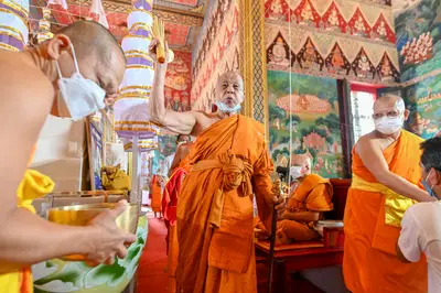 ประมวลภาพพิธีพุทธาภิเษกเหรียญจำปี ปฐมพรหมจตุมหาราชิกา รุ่น ๑ ปี ๒๕๖๔