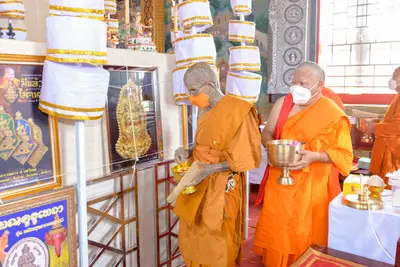 ประมวลภาพพิธีพุทธาภิเษกเหรียญจำปี ปฐมพรหมจตุมหาราชิกา รุ่น ๑ ปี ๒๕๖๔
