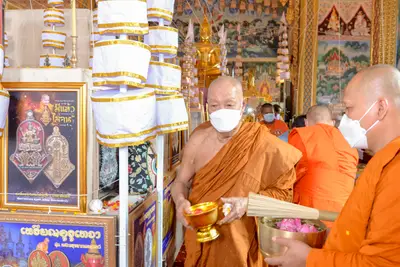 ประมวลภาพพิธีพุทธาภิเษกเหรียญจำปี ปฐมพรหมจตุมหาราชิกา รุ่น ๑ ปี ๒๕๖๔