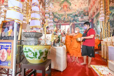 ประมวลภาพพิธีพุทธาภิเษกเหรียญจำปี ปฐมพรหมจตุมหาราชิกา รุ่น ๑ ปี ๒๕๖๔
