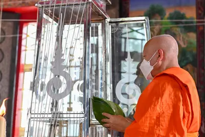 ประมวลภาพพิธีพุทธาภิเษกเหรียญจำปี ปฐมพรหมจตุมหาราชิกา รุ่น ๑ ปี ๒๕๖๔