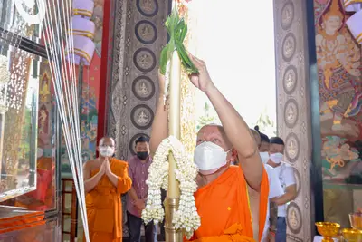 ประมวลภาพพิธีพุทธาภิเษกเหรียญจำปี ปฐมพรหมจตุมหาราชิกา รุ่น ๑ ปี ๒๕๖๔