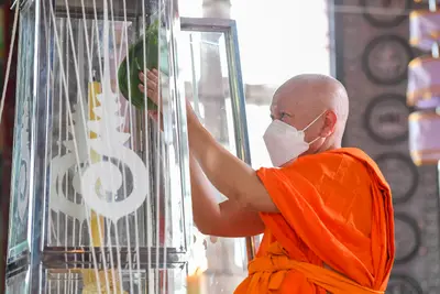 ประมวลภาพพิธีพุทธาภิเษกเหรียญจำปี ปฐมพรหมจตุมหาราชิกา รุ่น ๑ ปี ๒๕๖๔
