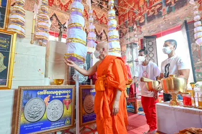 ประมวลภาพพิธีพุทธาภิเษกเหรียญจำปี ปฐมพรหมจตุมหาราชิกา รุ่น ๑ ปี ๒๕๖๔