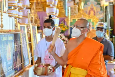 ประมวลภาพพิธีพุทธาภิเษกเหรียญจำปี ปฐมพรหมจตุมหาราชิกา รุ่น ๑ ปี ๒๕๖๔