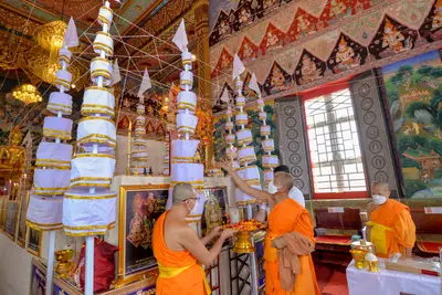 ประมวลภาพพิธีพุทธาภิเษกเหรียญจำปี ปฐมพรหมจตุมหาราชิกา รุ่น ๑ ปี ๒๕๖๔
