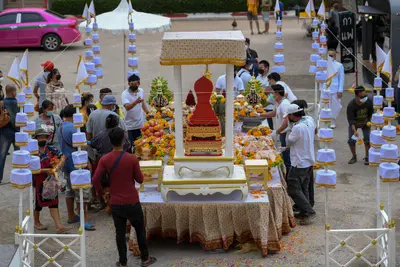 ประมวลภาพพิธีพุทธาภิเษกเหรียญจำปี ปฐมพรหมจตุมหาราชิกา รุ่น ๑ ปี ๒๕๖๔