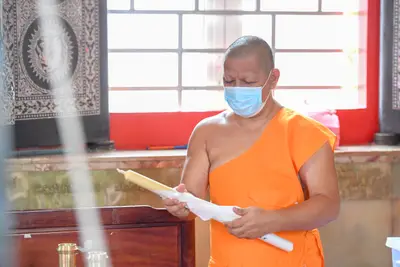 ประมวลภาพพิธีพุทธาภิเษกเหรียญจำปี ปฐมพรหมจตุมหาราชิกา รุ่น ๑ ปี ๒๕๖๔