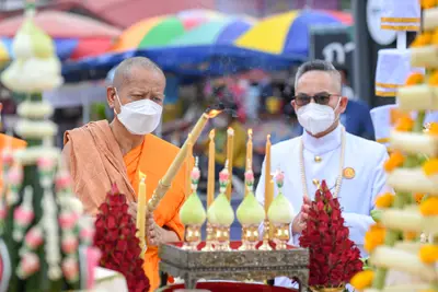 ประมวลภาพพิธีพุทธาภิเษกเหรียญจำปี ปฐมพรหมจตุมหาราชิกา รุ่น ๑ ปี ๒๕๖๔