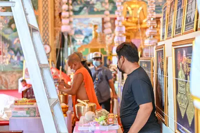 ประมวลภาพพิธีพุทธาภิเษกเหรียญจำปี ปฐมพรหมจตุมหาราชิกา รุ่น ๑ ปี ๒๕๖๔