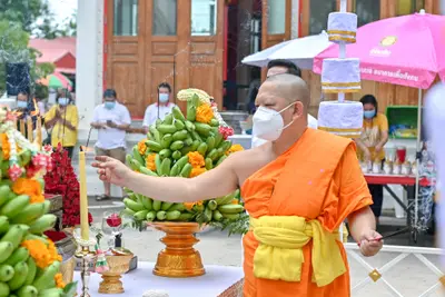 ประมวลภาพพิธีพุทธาภิเษกเหรียญจำปี ปฐมพรหมจตุมหาราชิกา รุ่น ๑ ปี ๒๕๖๔