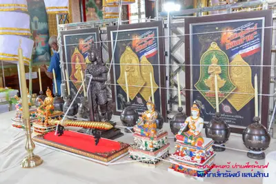 ประมวลภาพพิธีพุทธาภิเษกเหรียญรุ่นพิทักษ์ทรัพย์แสนล้าน วัดจุฬามณี ปี ๒๕๖๔