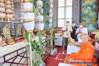 ประมวลภาพพิธีพุทธาภิเษกเหรียญรุ่นพิทักษ์ทรัพย์แสนล้าน วัดจุฬามณี ปี ๒๕๖๔