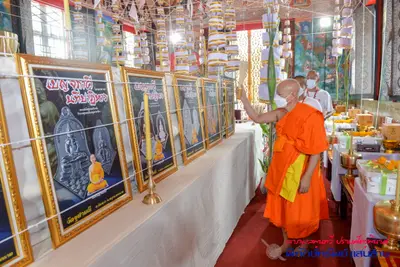ประมวลภาพพิธีพุทธาภิเษกเหรียญรุ่นพิทักษ์ทรัพย์แสนล้าน วัดจุฬามณี ปี ๒๕๖๔