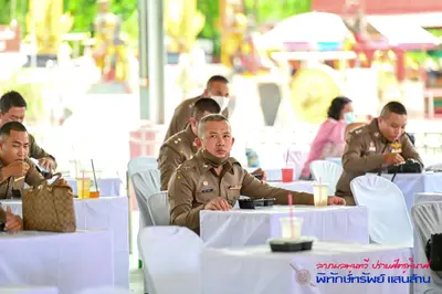 ประมวลภาพพิธีพุทธาภิเษกเหรียญรุ่นพิทักษ์ทรัพย์แสนล้าน วัดจุฬามณี ปี ๒๕๖๔