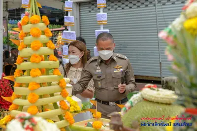 ประมวลภาพพิธีพุทธาภิเษกเหรียญรุ่นพิทักษ์ทรัพย์แสนล้าน วัดจุฬามณี ปี ๒๕๖๔