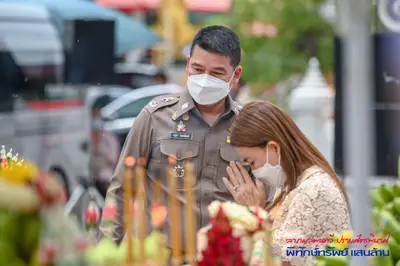 ประมวลภาพพิธีพุทธาภิเษกเหรียญรุ่นพิทักษ์ทรัพย์แสนล้าน วัดจุฬามณี ปี ๒๕๖๔