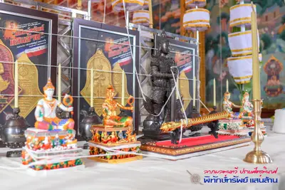 ประมวลภาพพิธีพุทธาภิเษกเหรียญรุ่นพิทักษ์ทรัพย์แสนล้าน วัดจุฬามณี ปี ๒๕๖๔