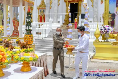 ประมวลภาพพิธีพุทธาภิเษกเหรียญรุ่นพิทักษ์ทรัพย์แสนล้าน วัดจุฬามณี ปี ๒๕๖๔