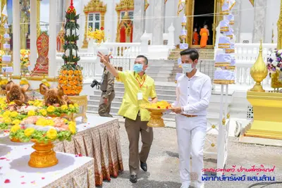 ประมวลภาพพิธีพุทธาภิเษกเหรียญรุ่นพิทักษ์ทรัพย์แสนล้าน วัดจุฬามณี ปี ๒๕๖๔