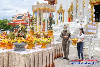 ประมวลภาพพิธีพุทธาภิเษกเหรียญรุ่นพิทักษ์ทรัพย์แสนล้าน วัดจุฬามณี ปี ๒๕๖๔