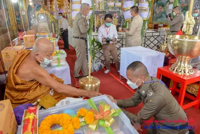 ประมวลภาพพิธีพุทธาภิเษกเหรียญรุ่นพิทักษ์ทรัพย์แสนล้าน วัดจุฬามณี ปี ๒๕๖๔