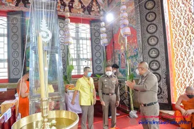 ประมวลภาพพิธีพุทธาภิเษกเหรียญรุ่นพิทักษ์ทรัพย์แสนล้าน วัดจุฬามณี ปี ๒๕๖๔