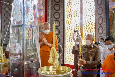 ประมวลภาพพิธีพุทธาภิเษกเหรียญรุ่นพิทักษ์ทรัพย์แสนล้าน วัดจุฬามณี ปี ๒๕๖๔